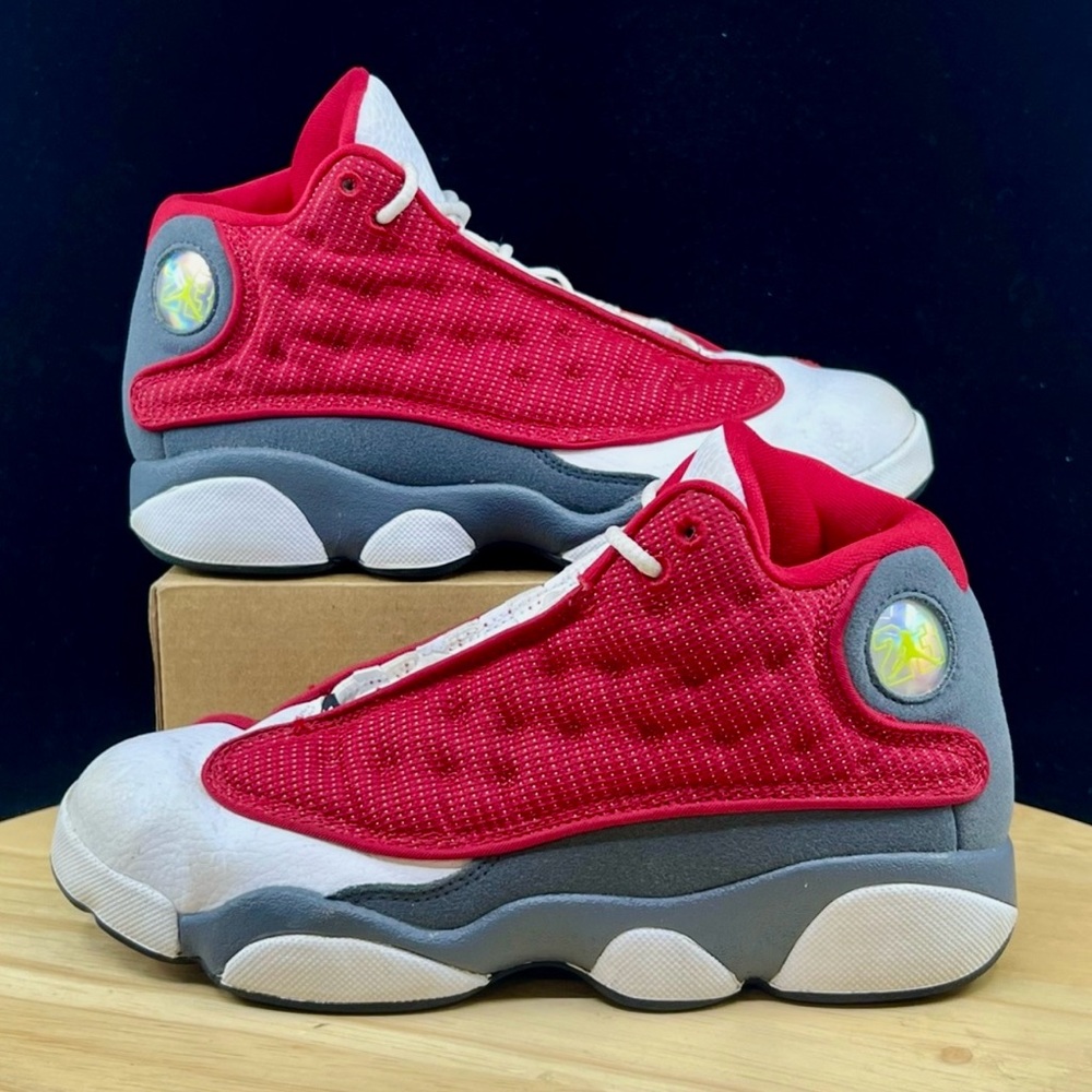 Air Jordan Flint Red Retro 13’s kids Sneakers sz 3y
